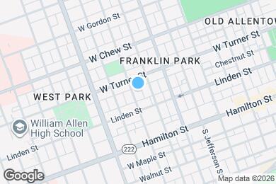 Map image of the property - 127 N 14th St