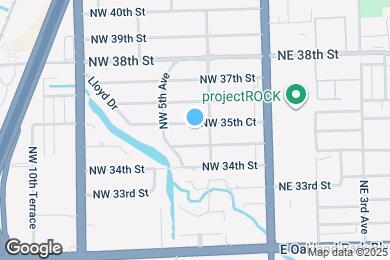 Map image of the property - 360 NW 35th Ct