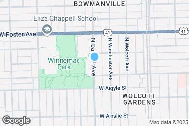 Map image of the property - 5061 N Damen Ave