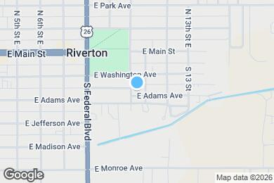 Map image of the property - 1013 E Adams Ave