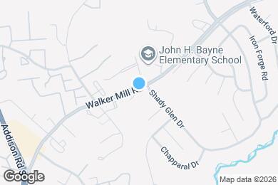 Map image of the property - 6981 Walker Mill Rd