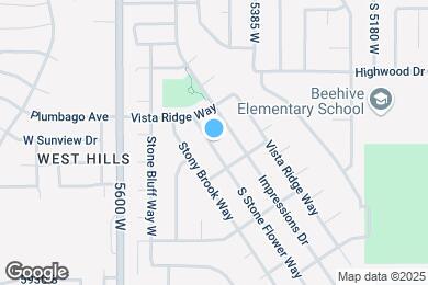 Map image of the property - 5697 S Stone Flower Way