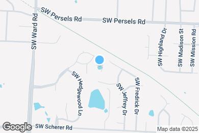 Map image of the property - 1303 SW Heartwood Dr