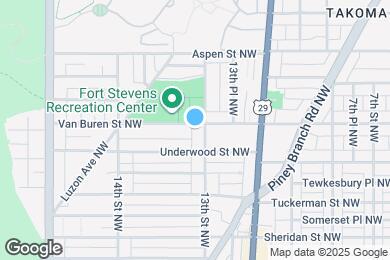 Map image of the property - 1304 Van Buren St NW