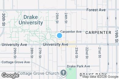 Map image of the property - 1215 25th St