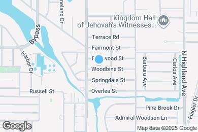 Map image of the property - 1316 Woodbine St