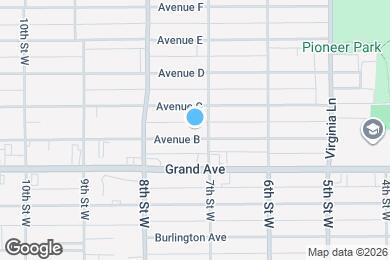 Map image of the property - 711 Avenue B