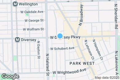 Map image of the property - 715 W Diversey Pky