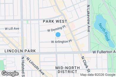 Map image of the property - 562 W Arlington