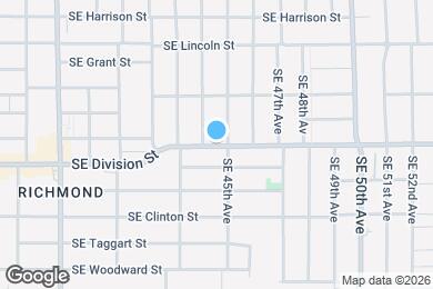 Map image of the property - 4451 SE Division St