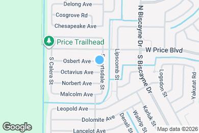 Map image of the property - 1153 S Hartsdale St