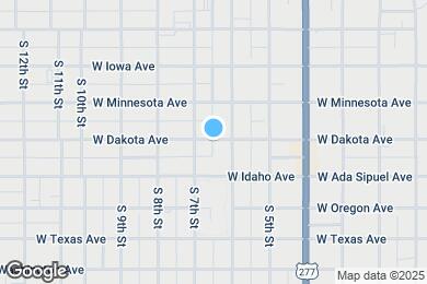 Map image of the property - 615 W Dakota Ave