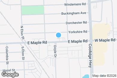 Map image of the property - 2483 E Maple Rd