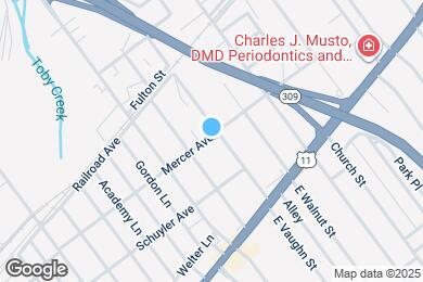 Map image of the property - 719 Mercer Ave
