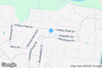 Map image of the property - 2611 Hawk Eye Ct