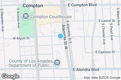 Map image of the property - 521 S Alameda St