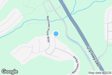Map image of the property - 748 Narrows Point Cir