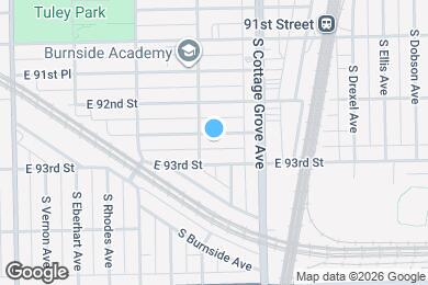 Map image of the property - 711 E 92nd Pl