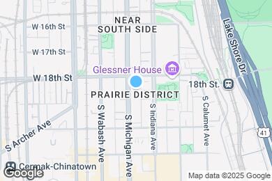 Map image of the property - 1819 S Michigan Ave