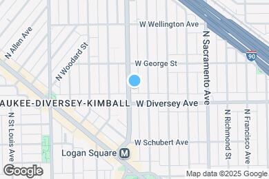 Map image of the property - 2819 N Kedzie Ave