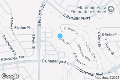 Map image of the property - 21952 E Layton Dr