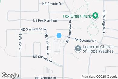 Map image of the property - 383 NE Sandalwood