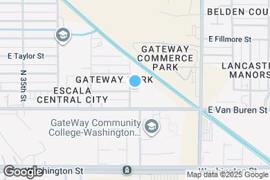 Map image of the property - 3806 E Polk St