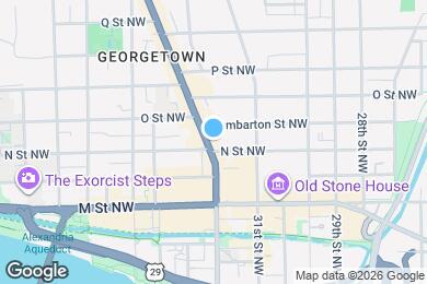 Map image of the property - 1307 Wisconsin Ave NW