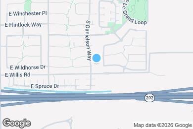 Map image of the property - 2460 E Wildhorse Pl