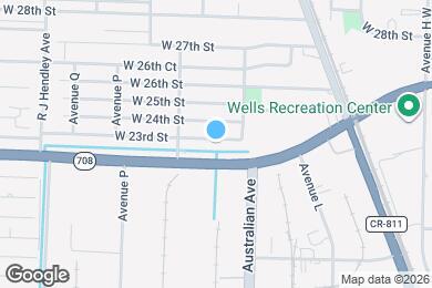 Map image of the property - 1129 W 23rd St