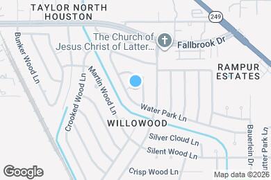 Map image of the property - 7750 Water Park Ln