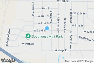 Map image of the property - 613 W 22nd St