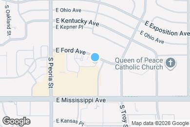 Map image of the property - 12555 E Tennessee Cir