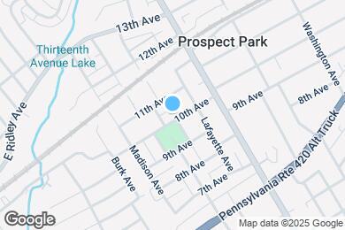 Map image of the property - 851 10th Ave