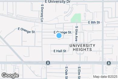 Map image of the property - 1341 E Don Carlos Ave