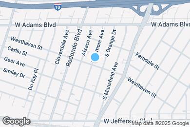 Map image of the property - 2754 S Sycamore Ave
