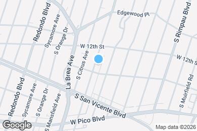 Map image of the property - 1236 S Highland Ave