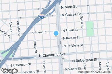 Map image of the property - 1808 Elysian Fields Ave