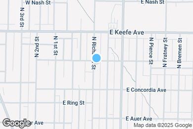 Map image of the property - 3372-3374 N Richards St
