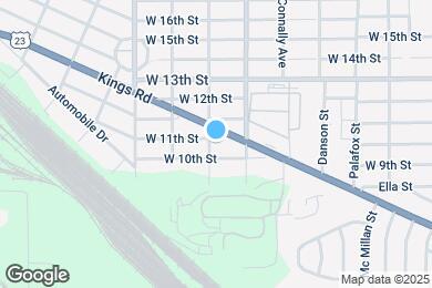 Map image of the property - 2242 W 11th St