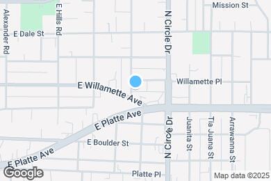 Map image of the property - 517 Yuma St