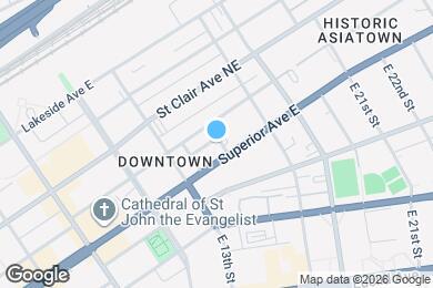 Map image of the property - 1446 E 15th St