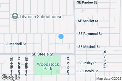 Map image of the property - 5105 SE 51st Ave