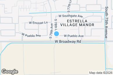 Map image of the property - 8207 W Pueblo Ave