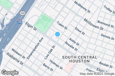 Map image of the property - 3036 Live Oak St