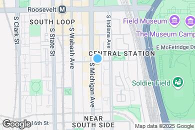 Map image of the property - 1407 S Michigan Ave