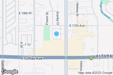 Map image of the property - 15165 E 16th Pl