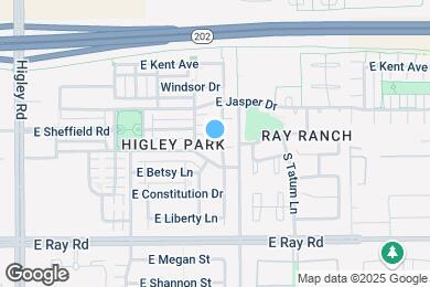 Map image of the property - 1420 S Ponderosa Dr
