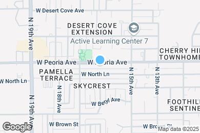 Map image of the property - 1567 W Peoria Ave