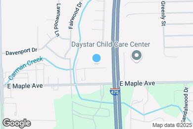 Map image of the property - Boulder Creek Apartments